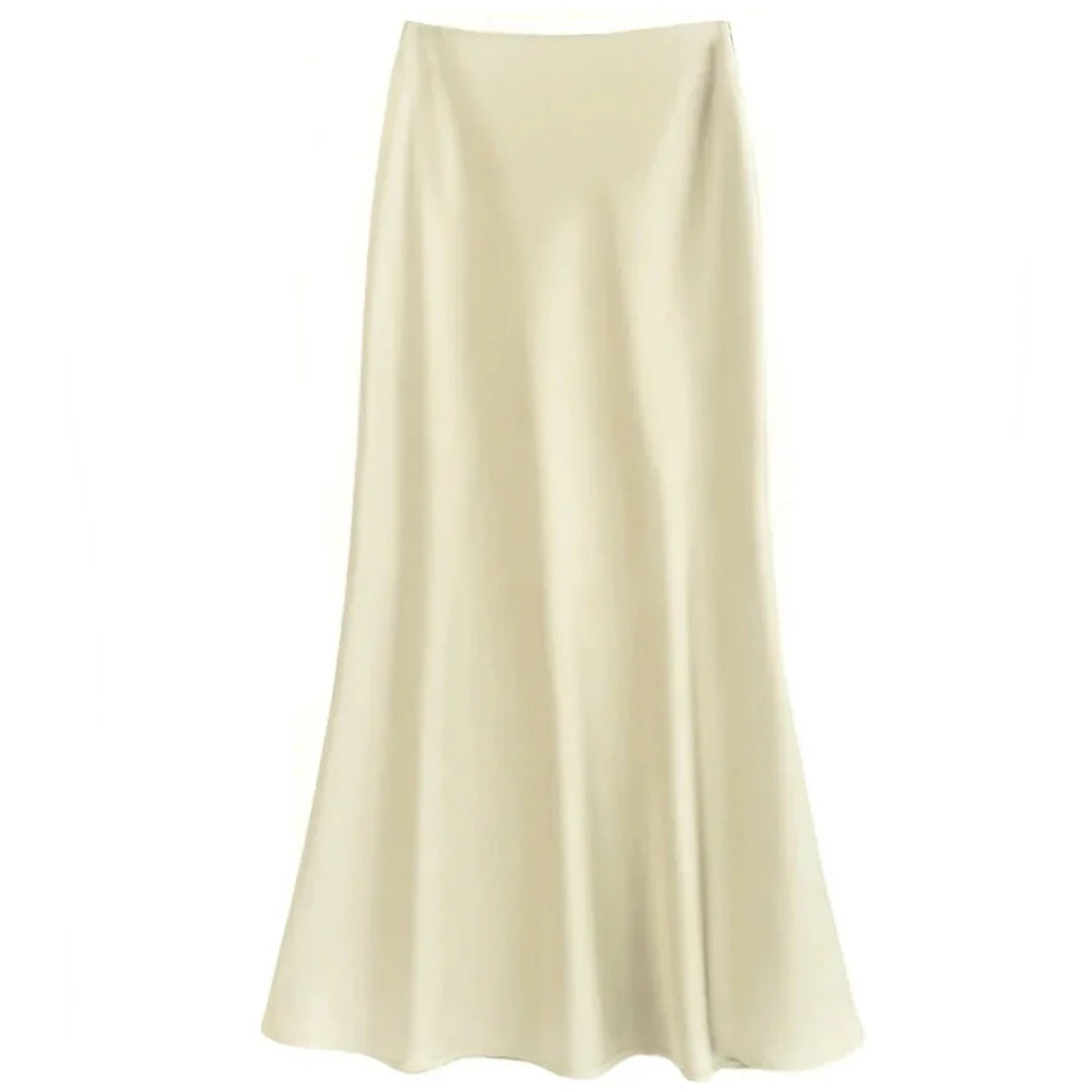 Jupe en Satin | Satin (Polyester) | Élégance Brillante et Confort