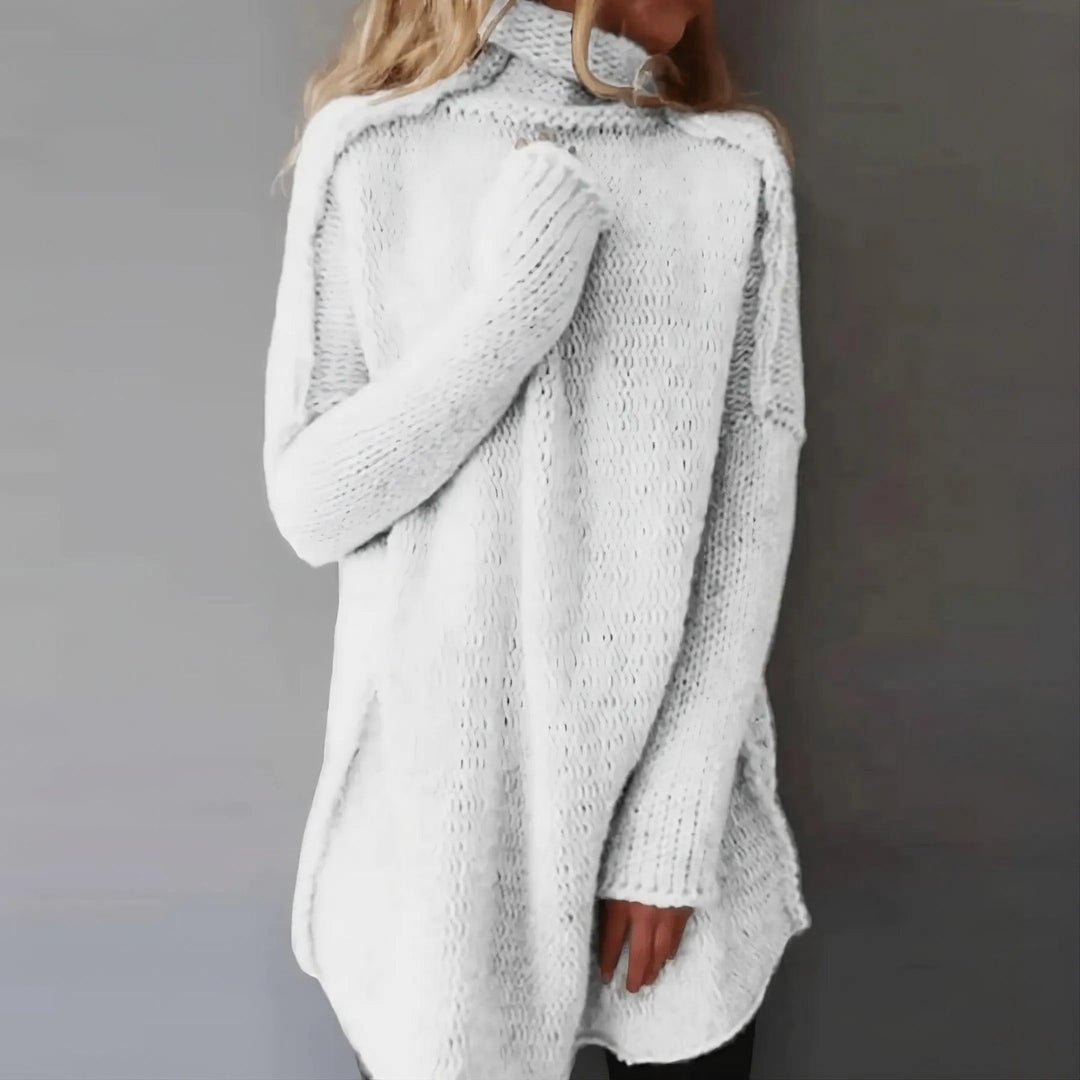 Pull Oversize Col Roulé  | Douceur et Confort Absolu