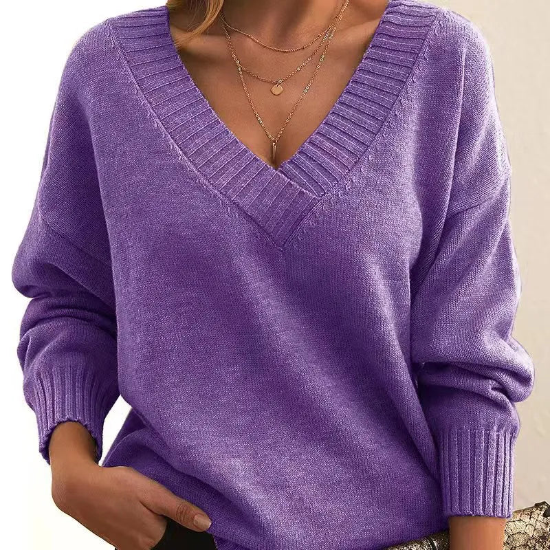 Pull Col V | Doux, Confortable et Élégant