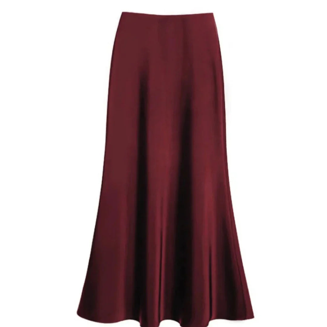 Jupe en Satin | Satin (Polyester) | Élégance Brillante et Confort