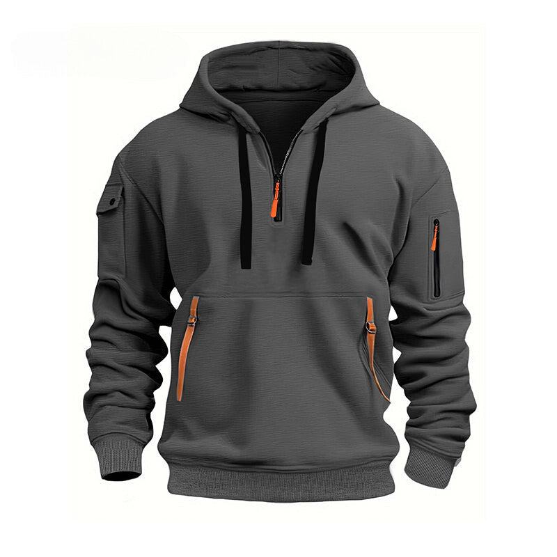 Hoodie Zippé | Multi-Poches & Sportif | Plusieurs Couleurs