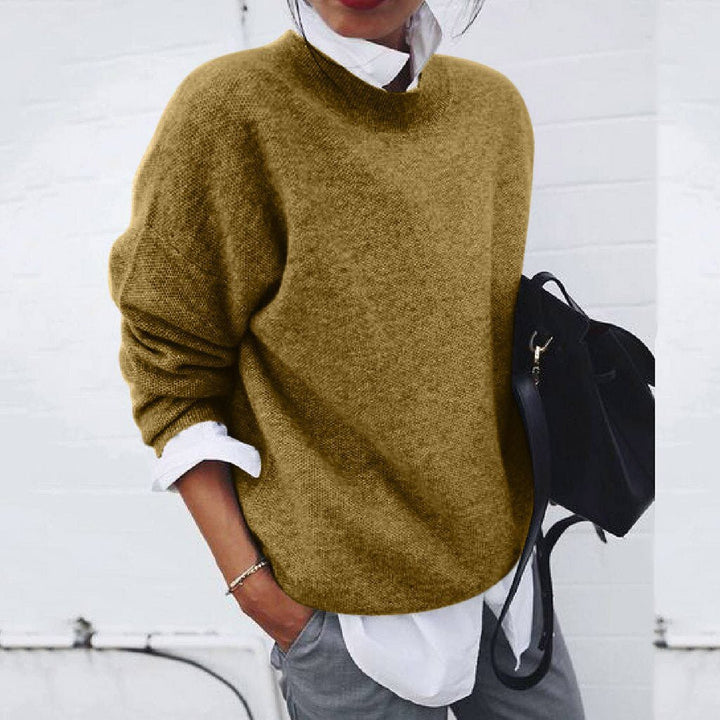 Eva - Pull Oversize Camel | Élégant | Chaleur et Confort