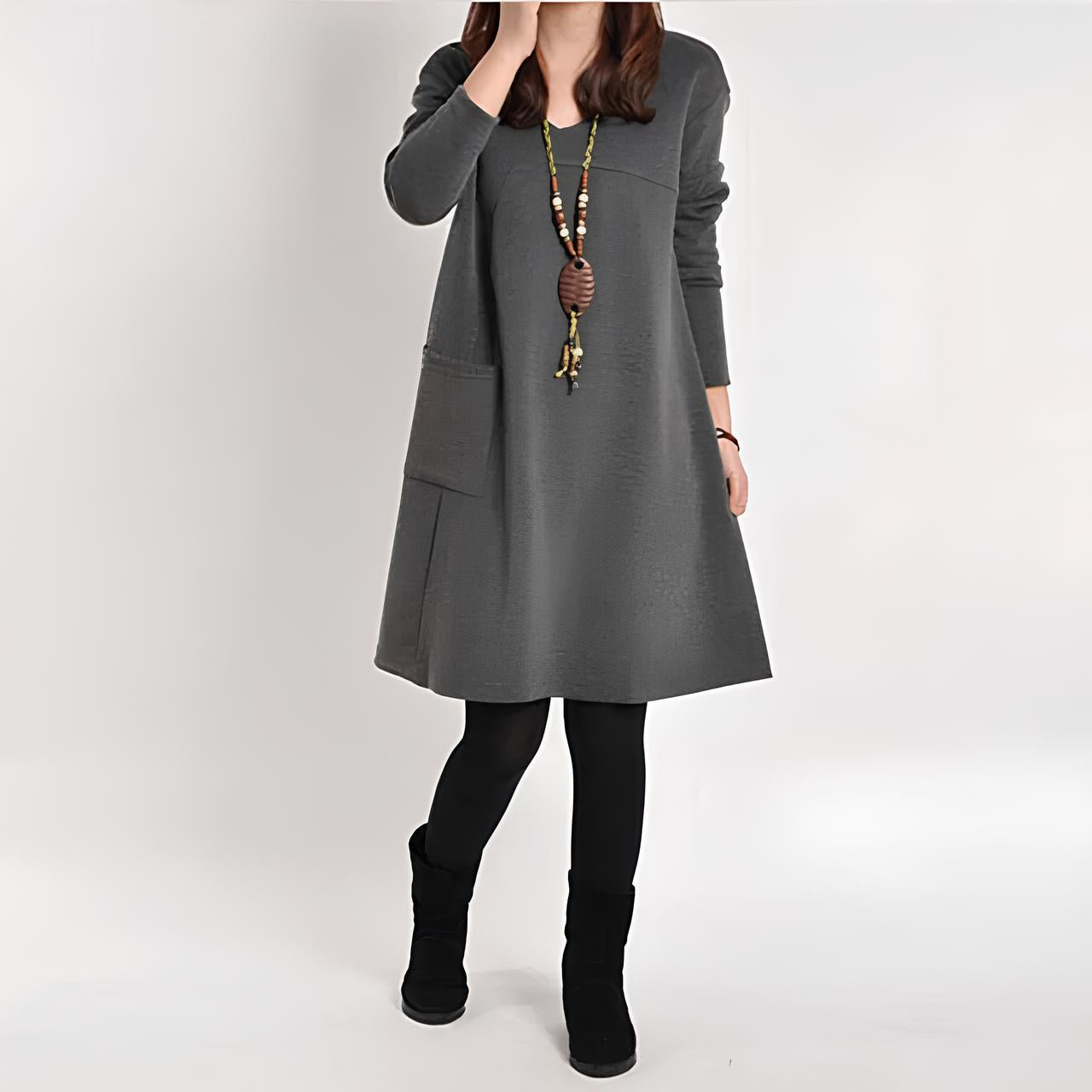 Robe Trapèze Décontractée | Confort et Style au Quotidien