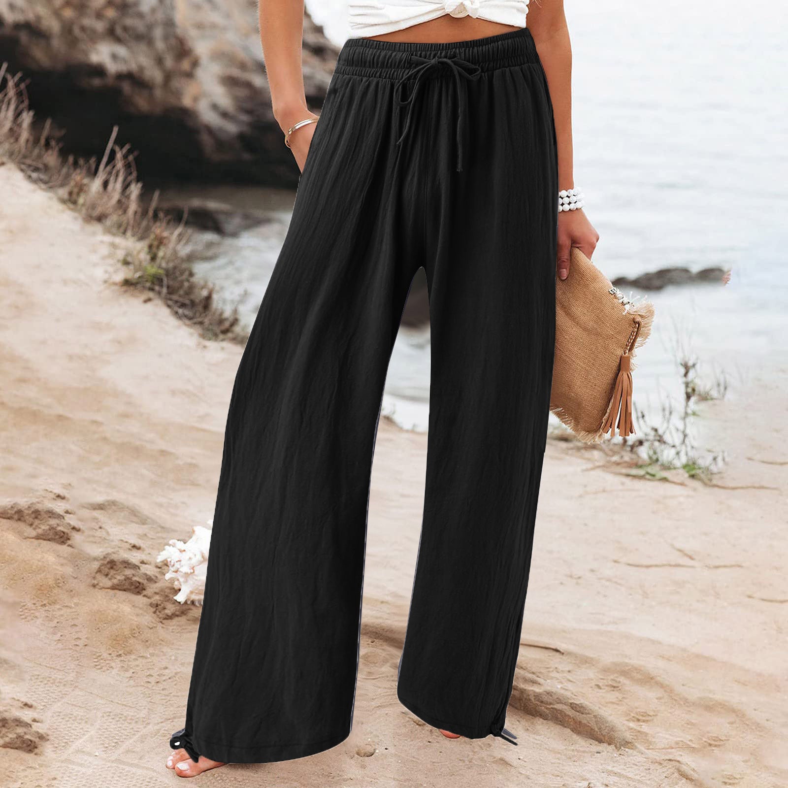 Pantalon Large d’Été | Coton | Ultra Confortable