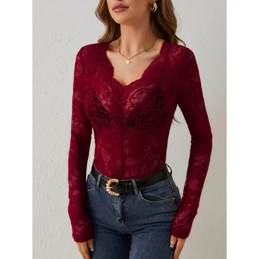 Body en Dentelle Noire | Élégance Intemporelle | Style Raffiné