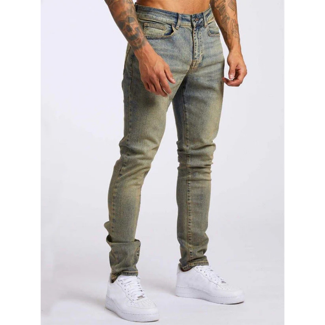 Jean Skinny Bleu | Coupe Ajustée | Style Moderne