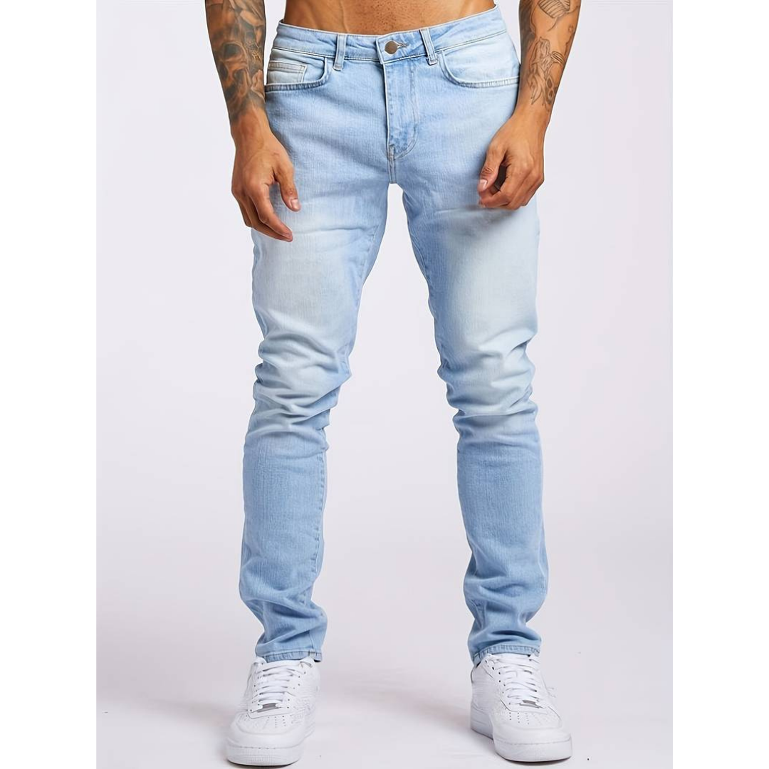 Jean Skinny Bleu | Coupe Ajustée | Style Moderne