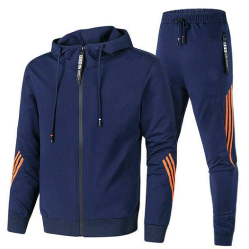 Ensemble de Survêtement Rouge et Noir | Confort Respirant | Style Sportif Moderne
