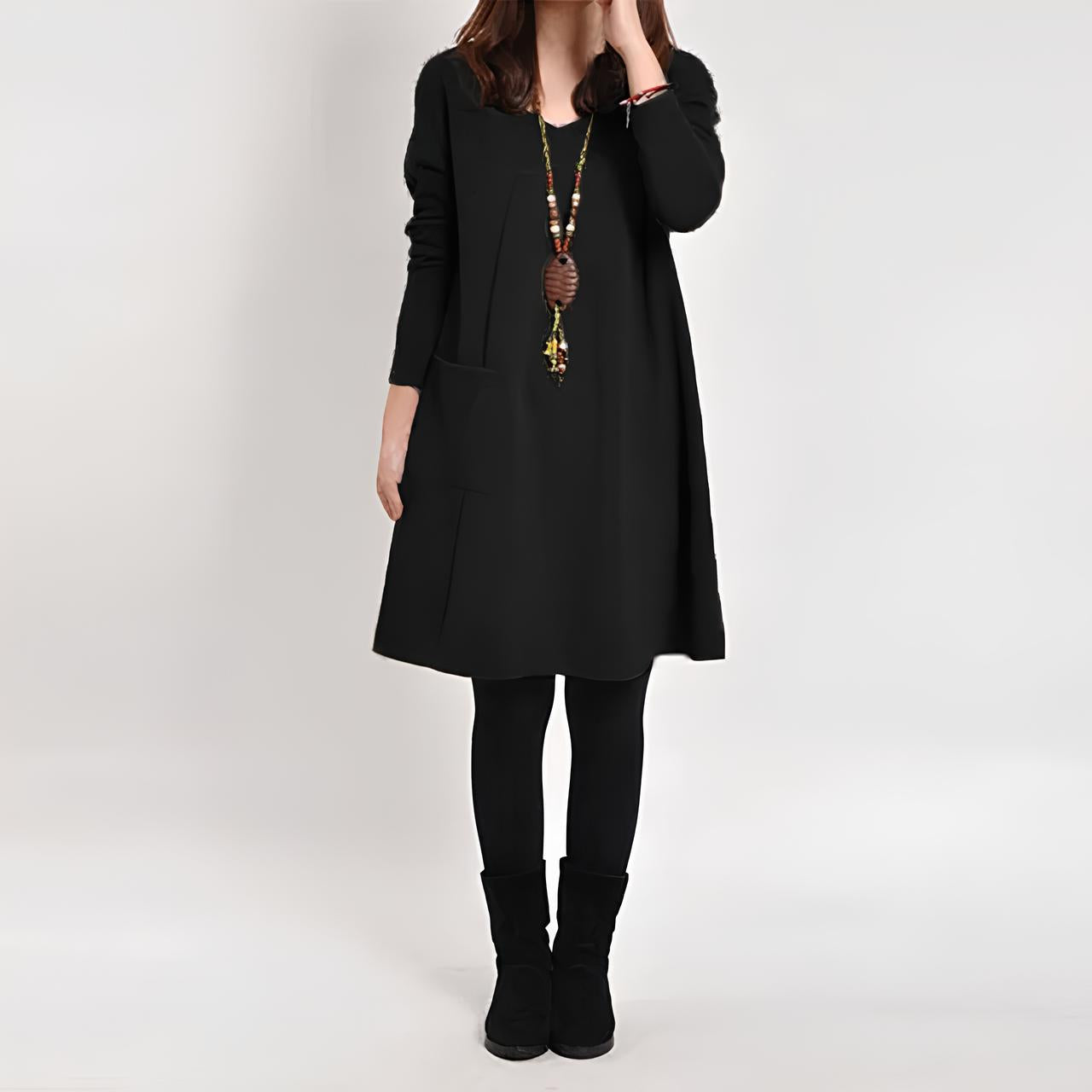 Robe Trapèze Décontractée | Confort et Style au Quotidien