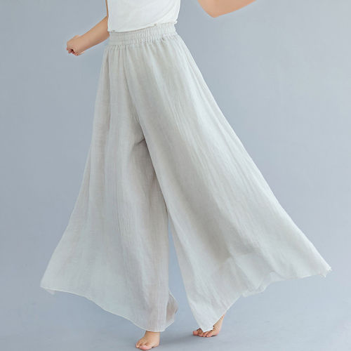 Pantalon Large Taille Élastique | Fluidité et Liberté de Mouvement