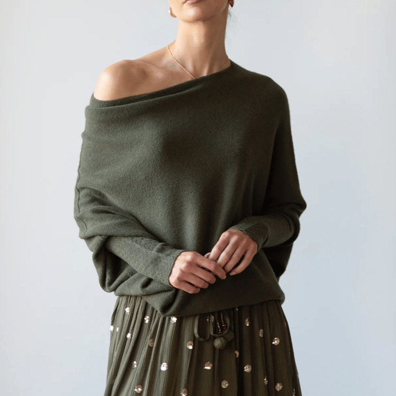Pull Asymétrique | Doux & Élégant | Confort Raffiné
