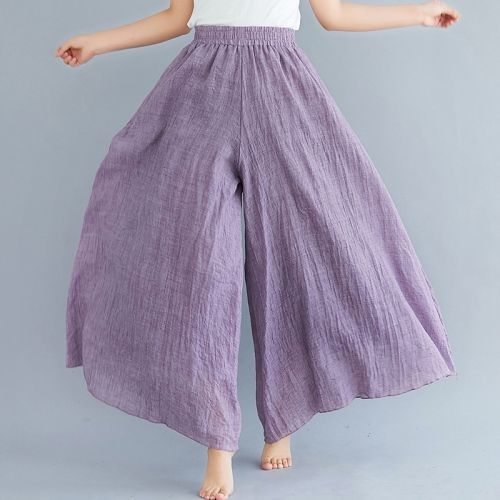 Pantalon Large Taille Élastique | Fluidité et Liberté de Mouvement