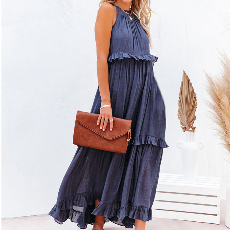 Robe Longue d'Été | Coton | Fluide et Légère
