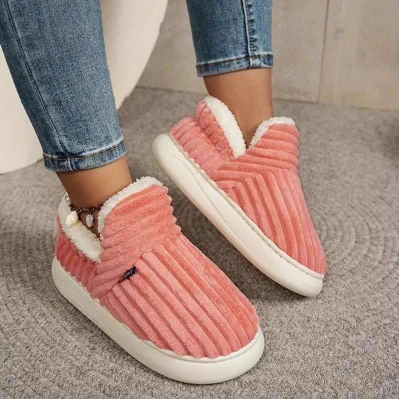 Chaleur Douce | Chaussons Cocooning à Semelle Épaisse