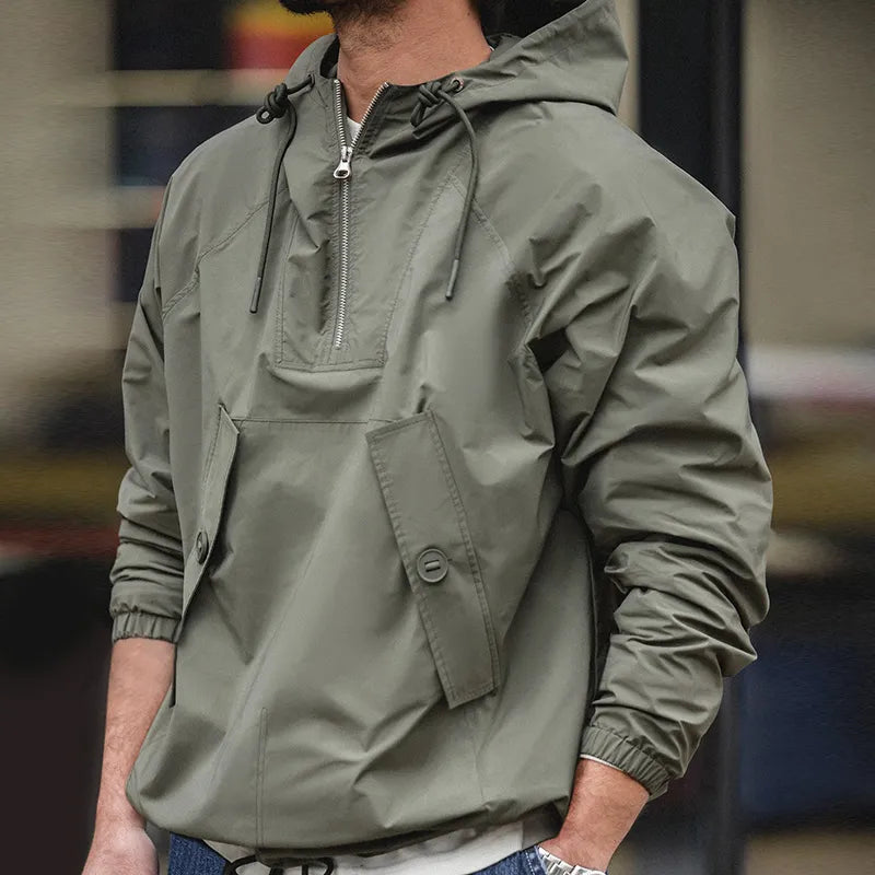 Veste Coupe-Vent à Capuche | Style Urbain et Fonctionnel