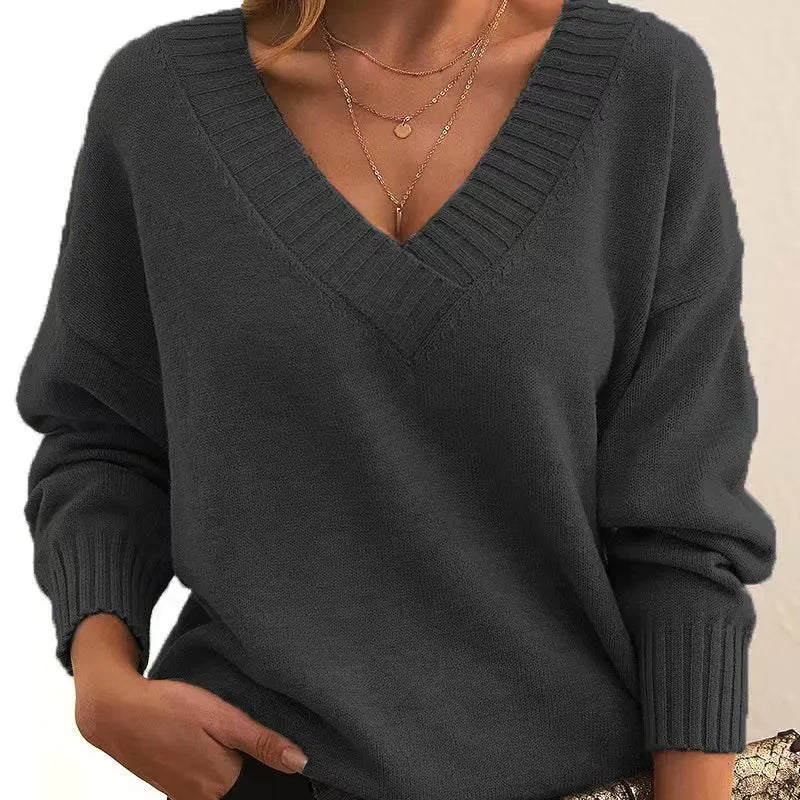 Pull Col V | Doux, Confortable et Élégant