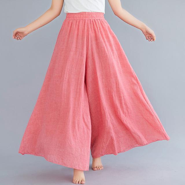 Pantalon Large Taille Élastique | Fluidité et Liberté de Mouvement