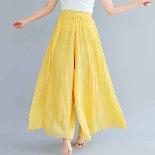 Pantalon Large Taille Élastique | Fluidité et Liberté de Mouvement