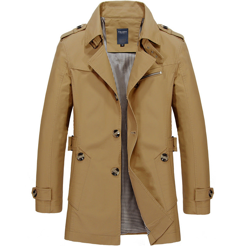 Trench-Coat Classique | Bleu Marine | Élégant et Polyvalent