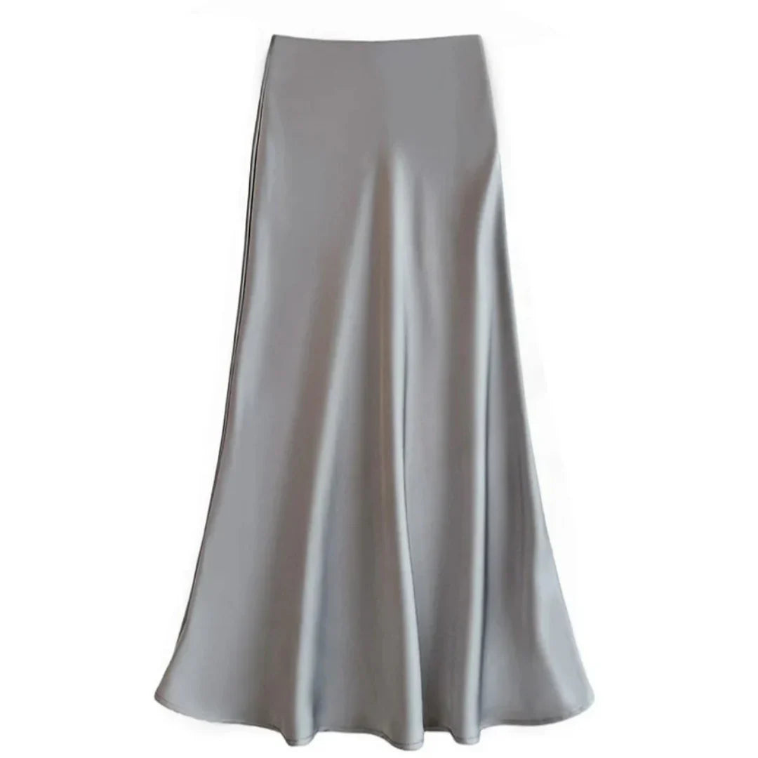 Jupe en Satin | Satin (Polyester) | Élégance Brillante et Confort