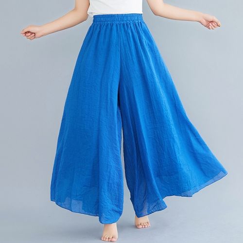 Pantalon Large Taille Élastique | Fluidité et Liberté de Mouvement