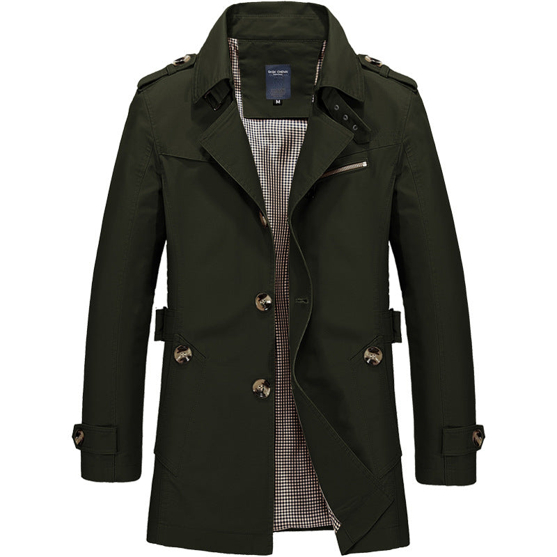 Trench-Coat Classique | Bleu Marine | Élégant et Polyvalent