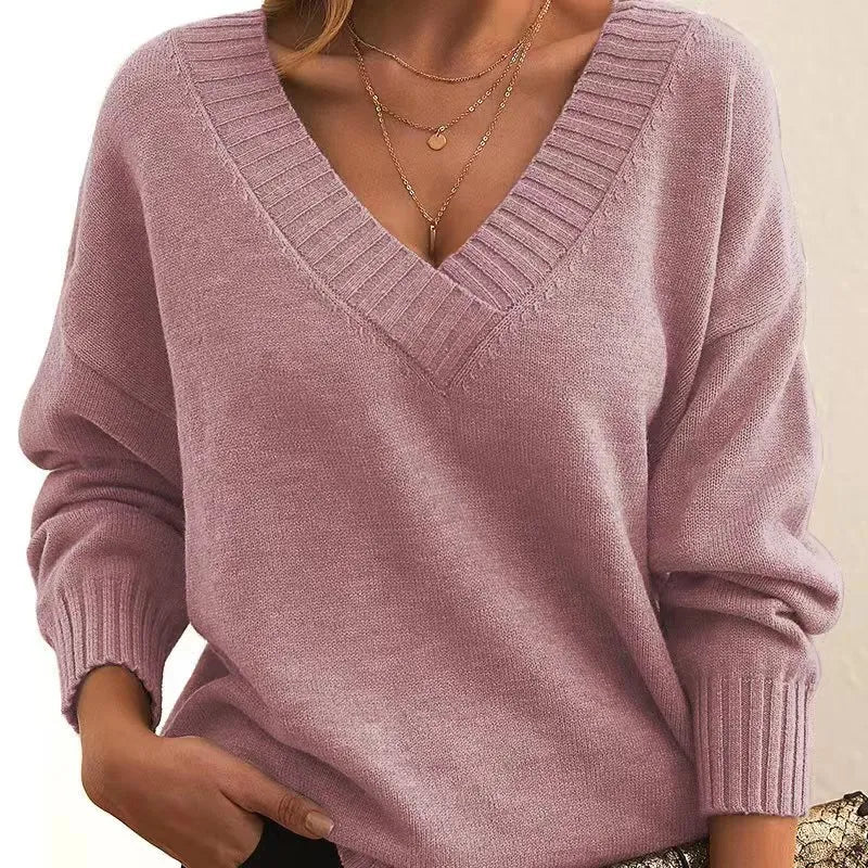 Pull Col V | Doux, Confortable et Élégant