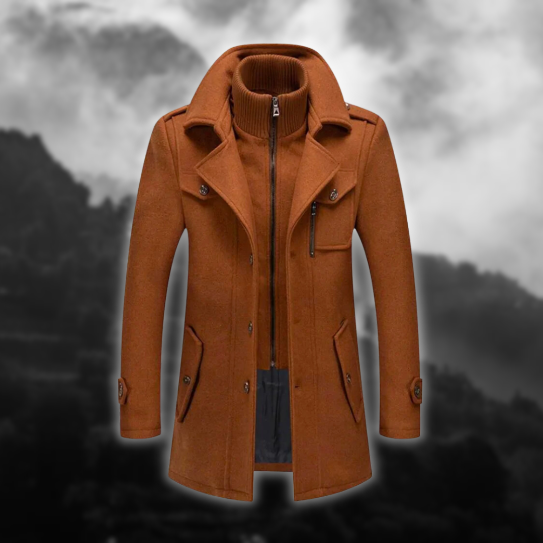 Manteau Long | Noir | Élégant et Chaud