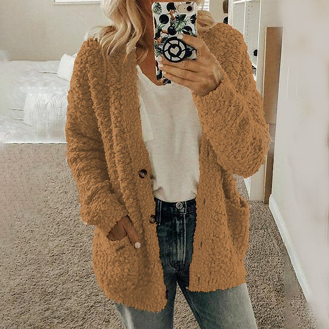 Cardigan en Sherpa | Doux | Chaleur & Confort