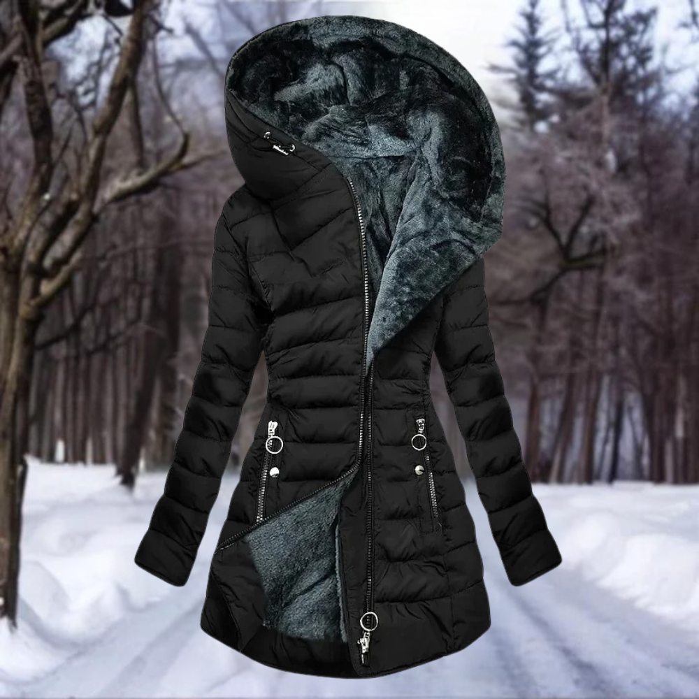 Doudoune Matelassée | Capuche Doublée | Chaleur et Élégance d’Hiver