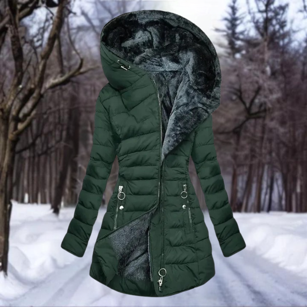 Doudoune Matelassée | Capuche Doublée | Chaleur et Élégance d’Hiver