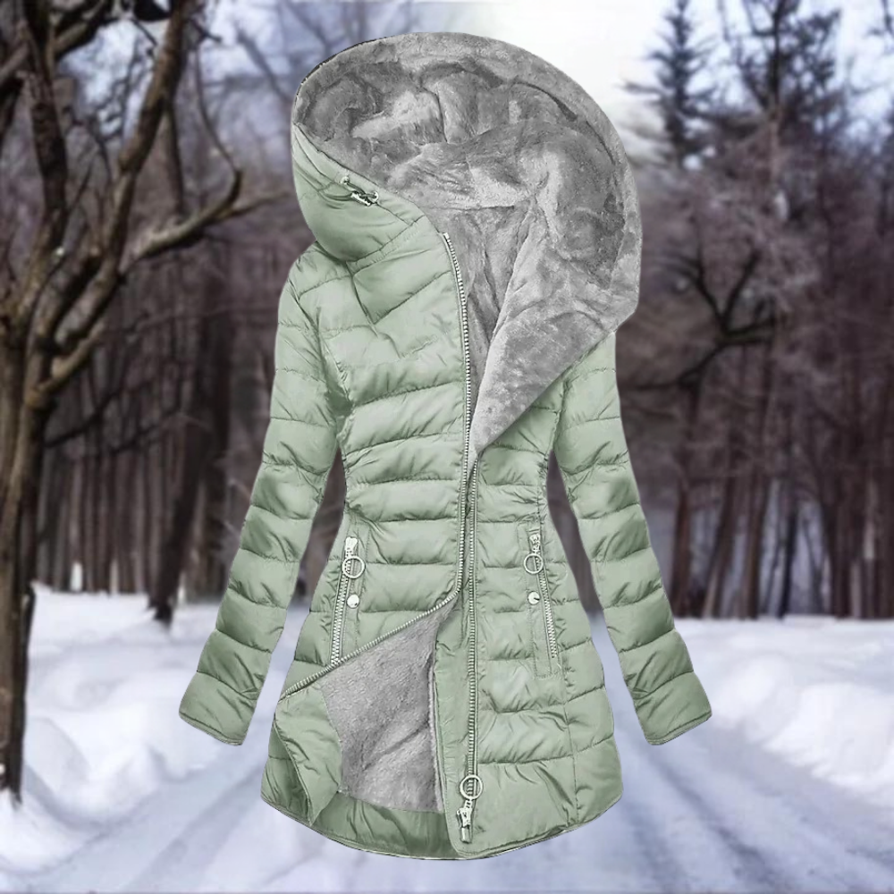 Doudoune Matelassée | Capuche Doublée | Chaleur et Élégance d’Hiver