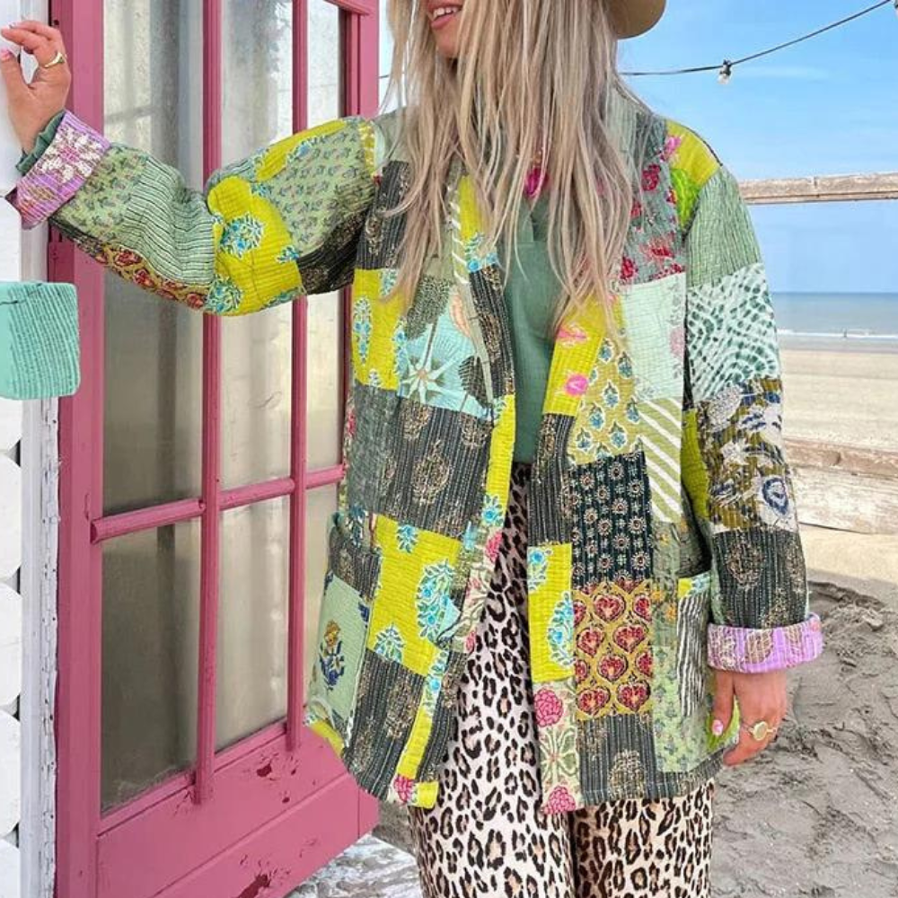 Veste Patchwork Bohème | Coton | Colorée et Confortable