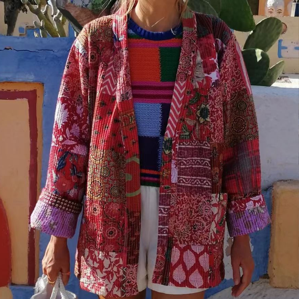 Veste Patchwork Bohème | Coton | Colorée et Confortable