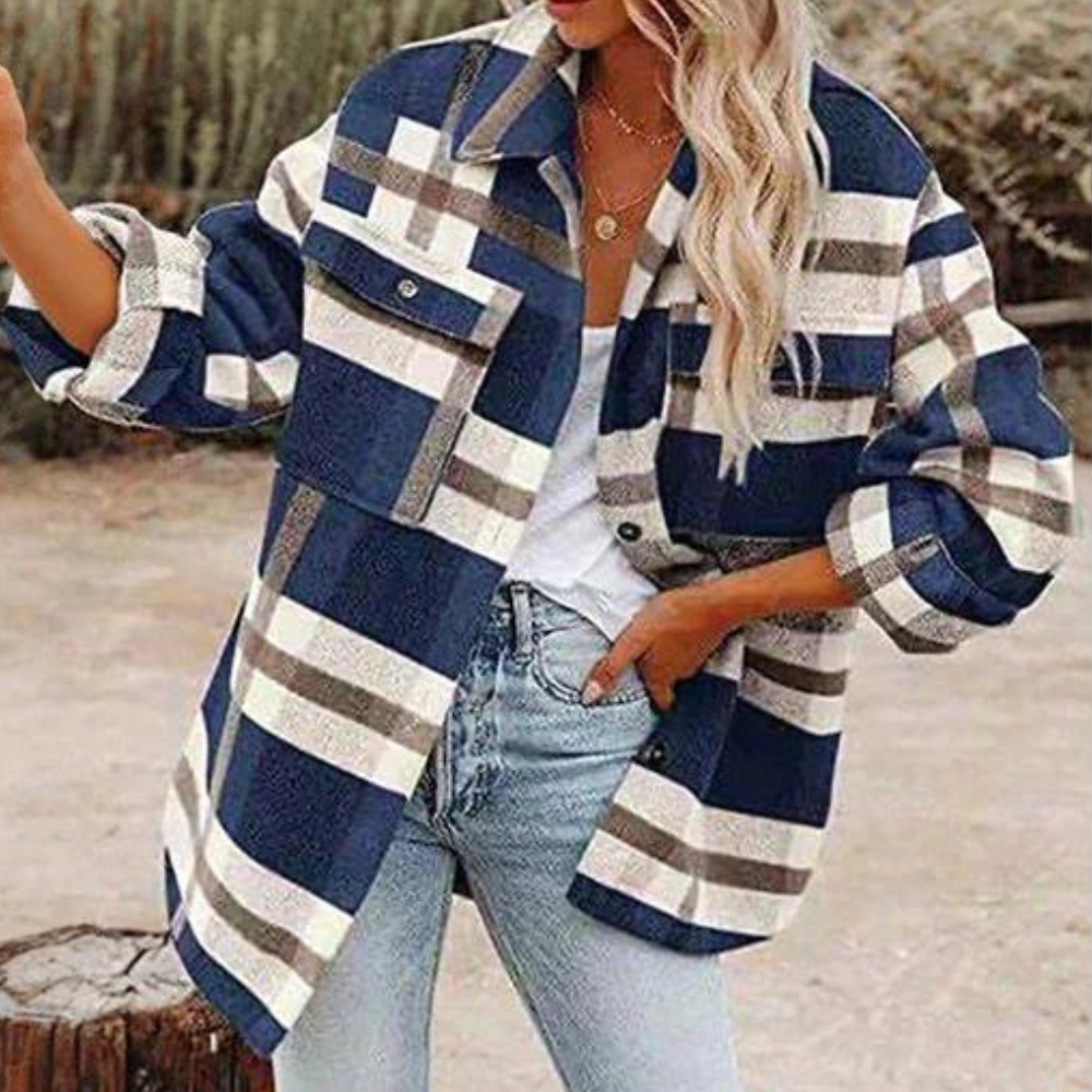 Surchemise Oversize à Carreaux | Coton | Chaude et Décontractée