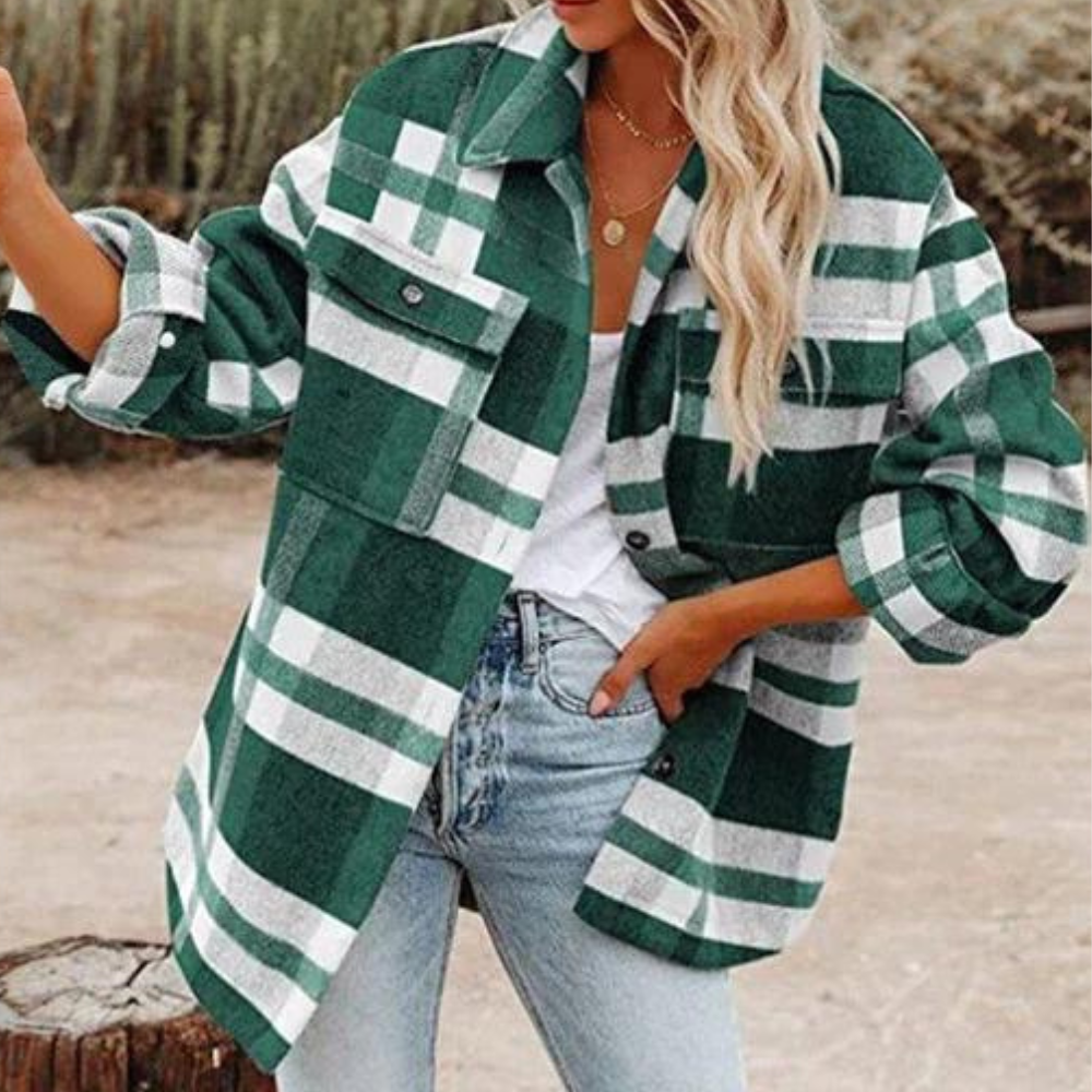 Surchemise Oversize à Carreaux | Coton | Chaude et Décontractée