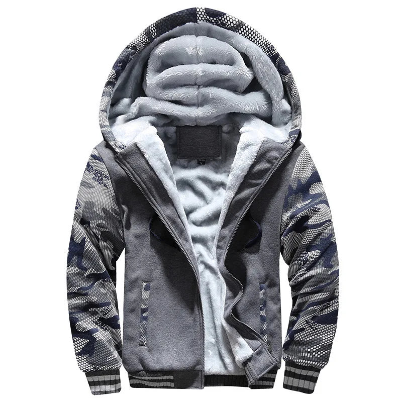 Veste Hiver Camouflage | Doublure Fourrure | Chaude & Tendance