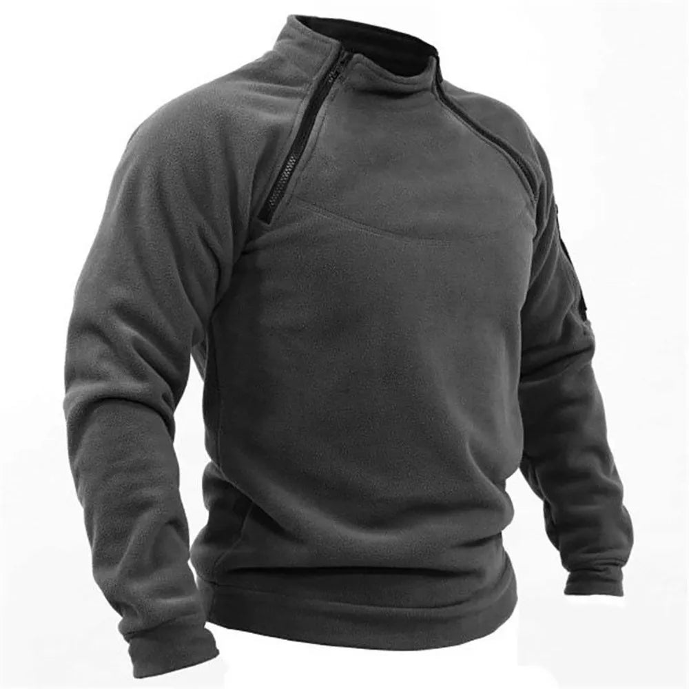Sweat à Col Montant | Bleu Marine | Confort & Style