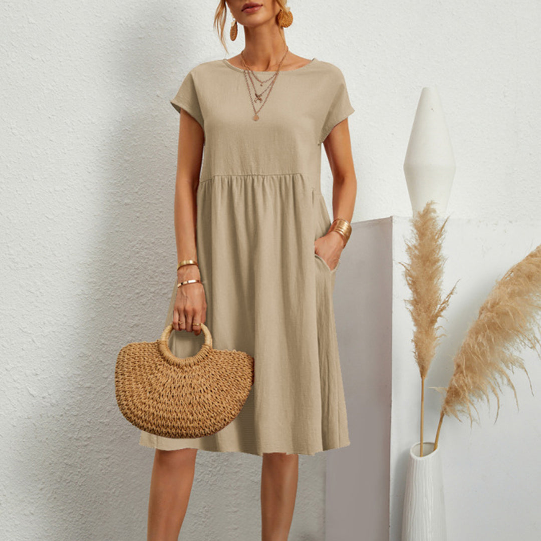 Robe Blanche en Coton | Légère & Fluide | Style Estival Décontracté