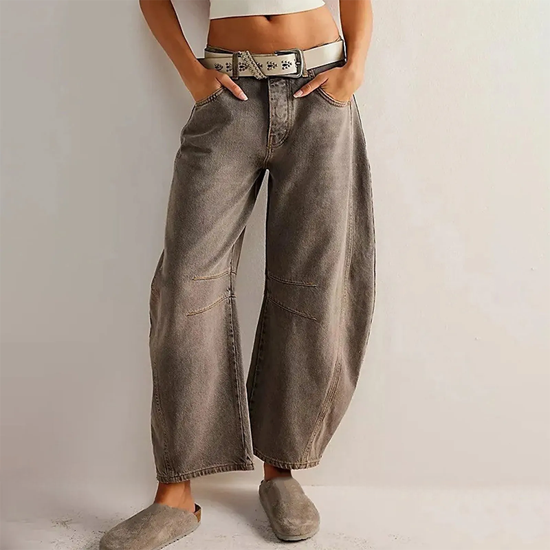 Pantalon Large en Coton | Coton | Confort Décontracté & Style Moderne