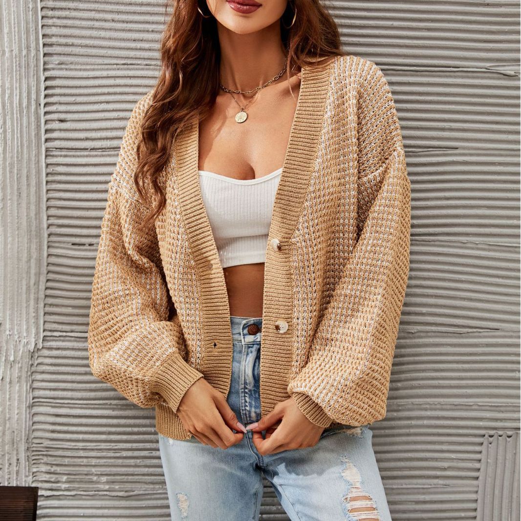 Cardigan Tressé Relax | Coupe Ample et Effet Texturé
