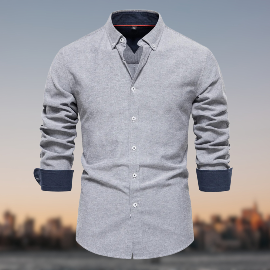 Chemise Classique | Bleu Ciel | Élégante et Confortable