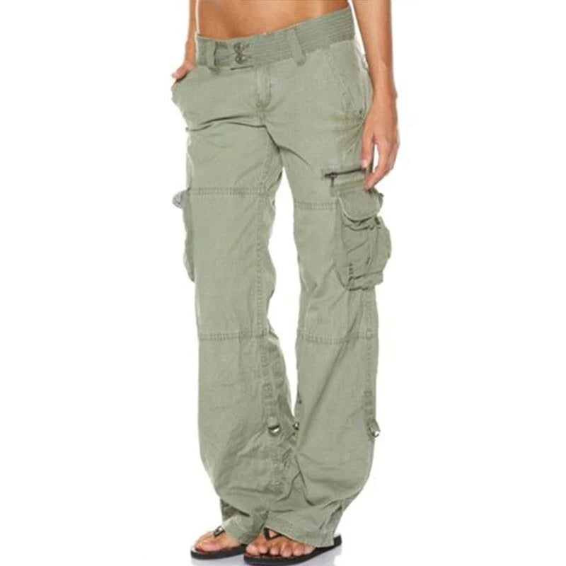 Pantalon Cargo Noir | Coton | Style Décontracté & Fonctionnel