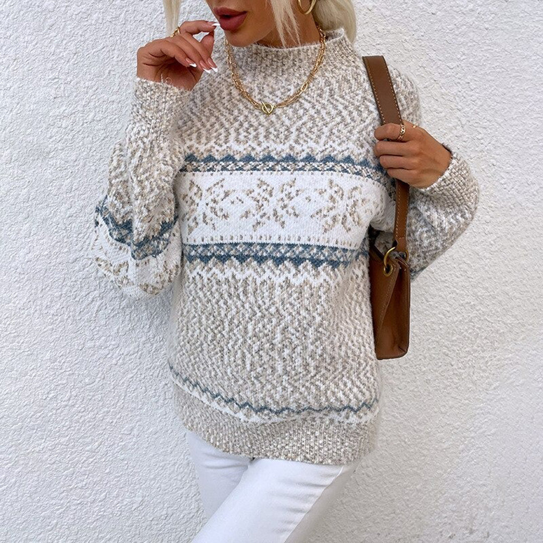 Pull Hivernal | Motif Nordique | Doux & Chaud