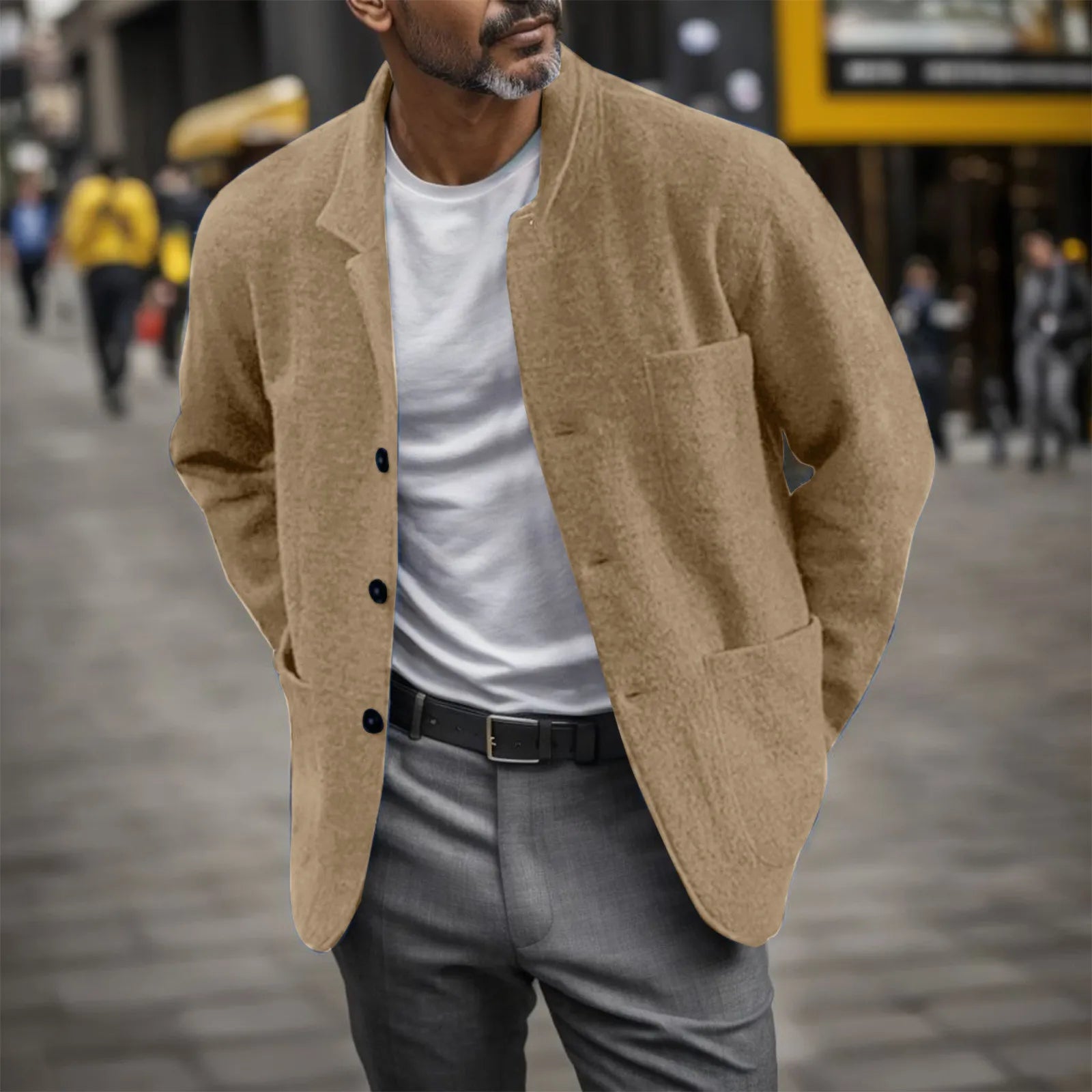 Veste Casual Chic | Bleu | Élégante et Légère