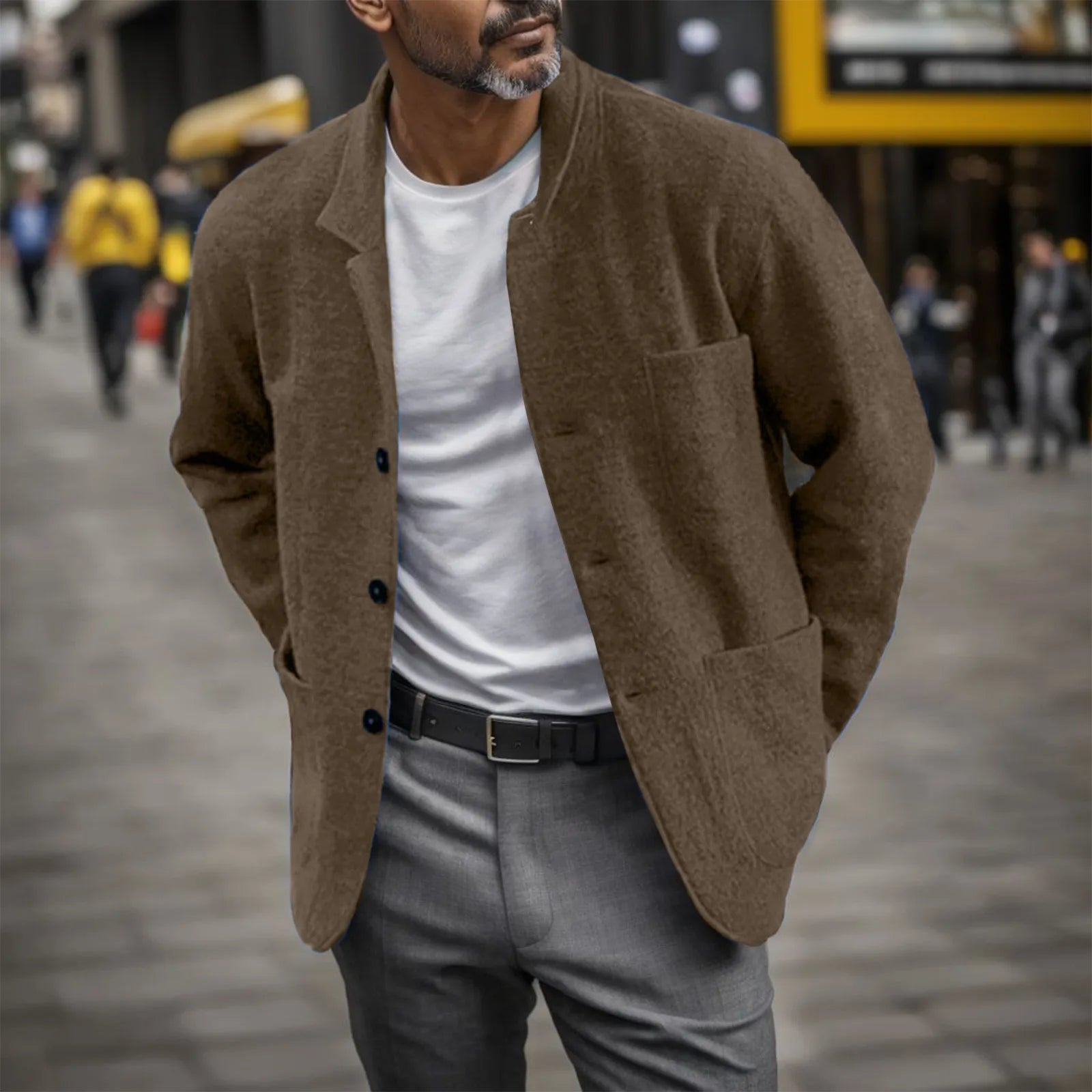 Veste Casual Chic | Bleu | Élégante et Légère