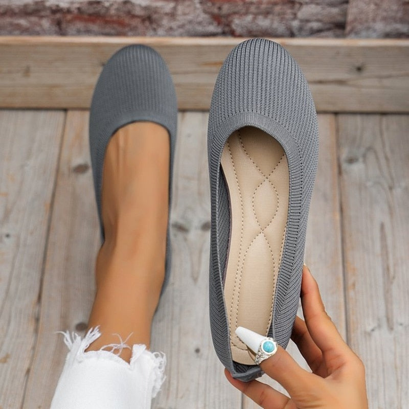 Ballerines en Maille Respirante | Légèreté et Élégance Décontractée