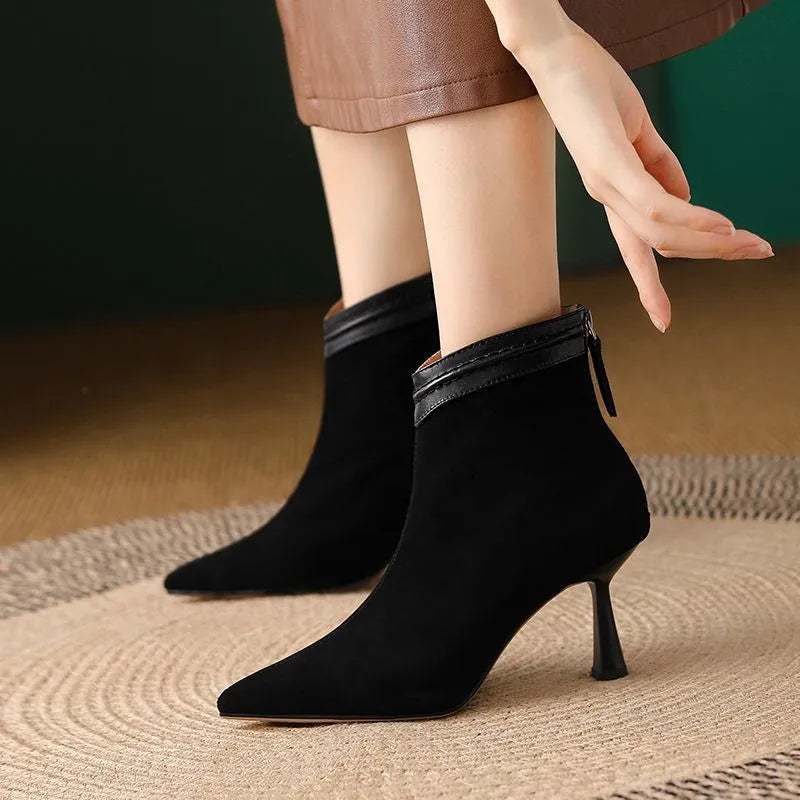 Bottines Pointues à Talons | Élégantes et Sophistiquées