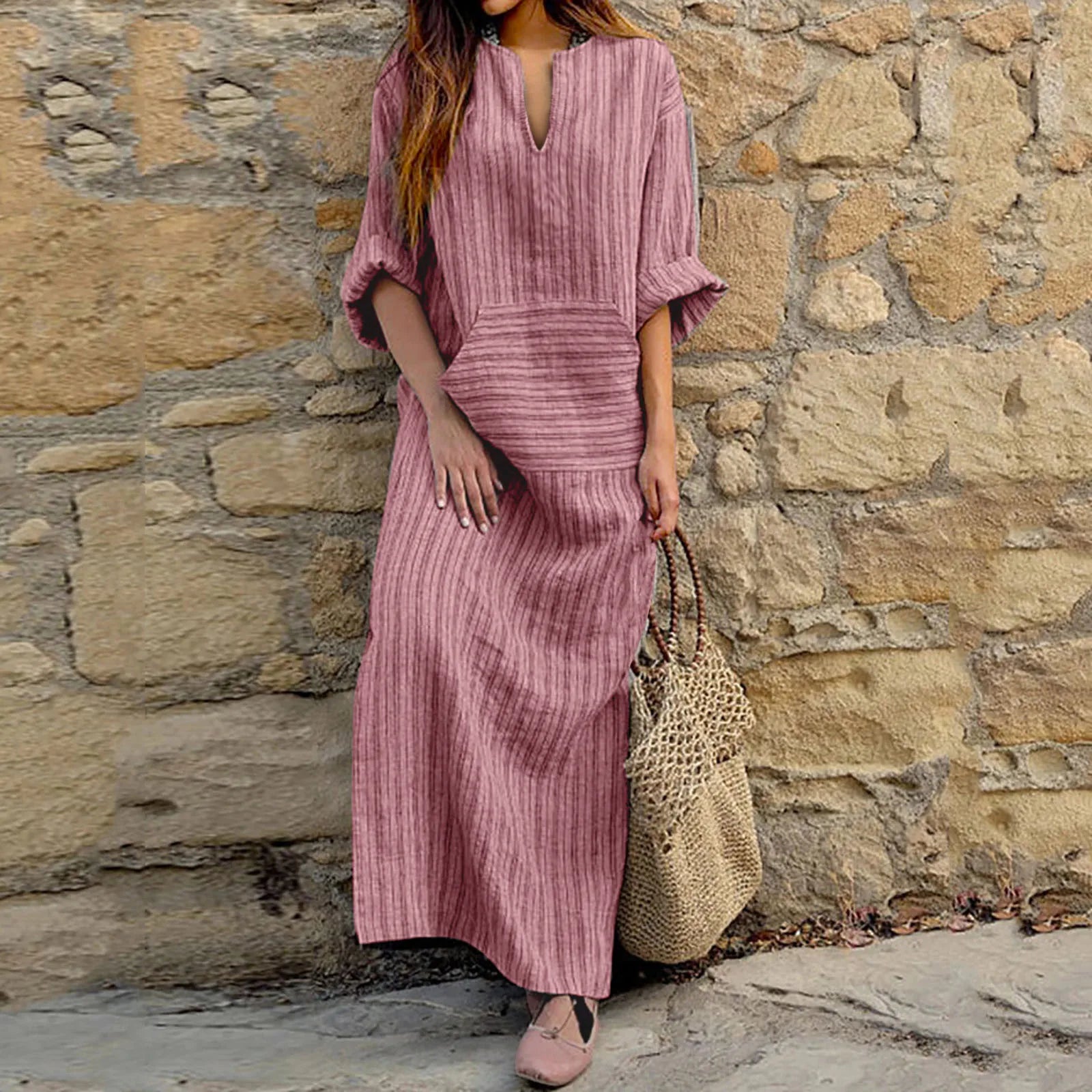 Robe en Lin | Style Décontracté | Légère et Aérée