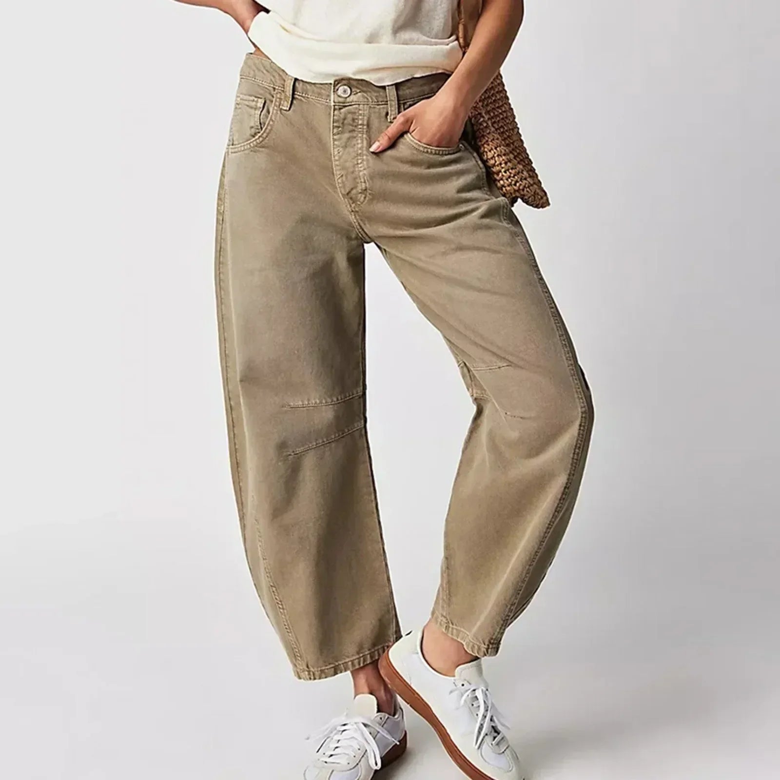 Pantalon Large en Coton | Coton | Confort Décontracté & Style Moderne